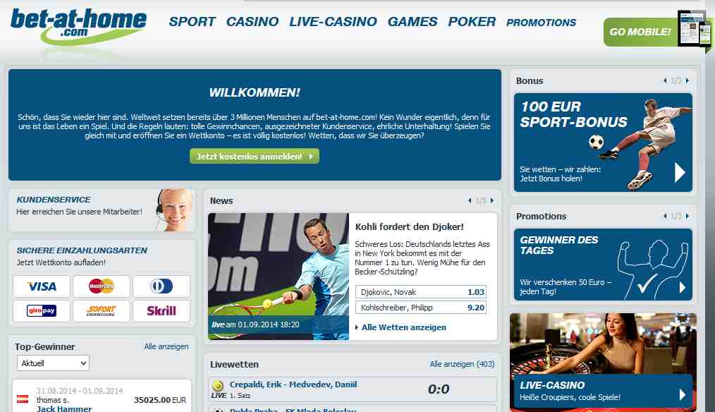 Bet-at-home informationen