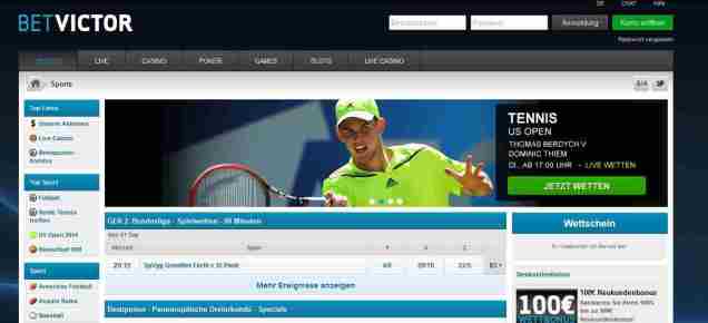 BetVictor informationen screenshot