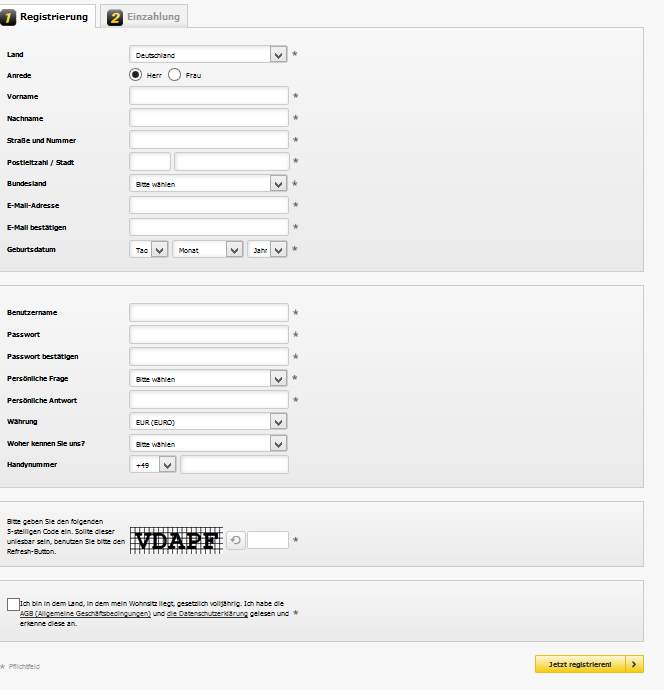 Interwetten Informationen Anmeldung 2