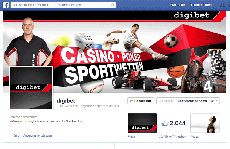 digibet informationen facebook