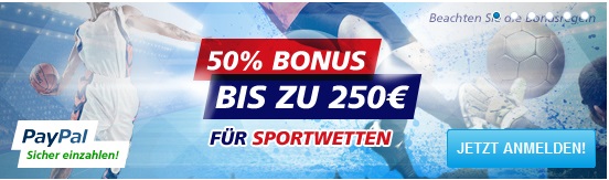 Buchmacher - Sportingbet Bonus