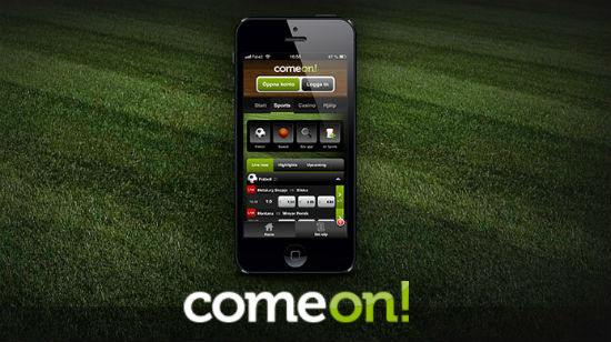 comeon app mobil