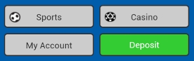 sportingbet app untere Leiste