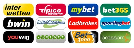 Sportwetten - Eine kleine Auswahl der Buchmacher, welche in Deutschland Sportwetten anbieten.