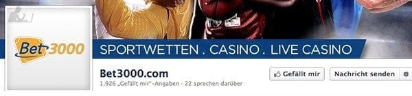 Bet3000 Erfahrnugen - Facebook