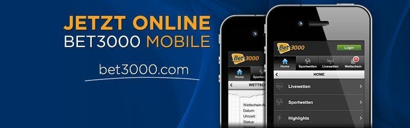 Bet3000 Erfahrungen - Mobil