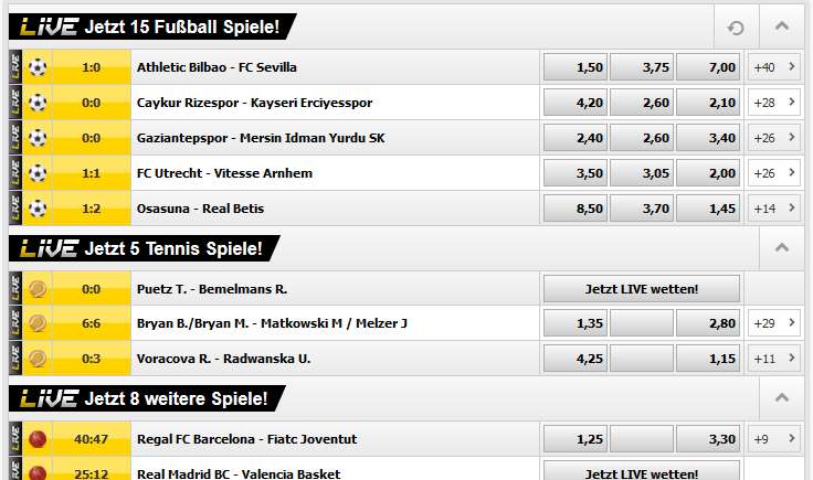 value bets - Sure BEts - Interwetten