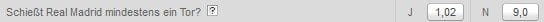 Wetten Primera Division- Torwetten Tipico