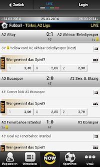 Cashpoint App - Livewetten