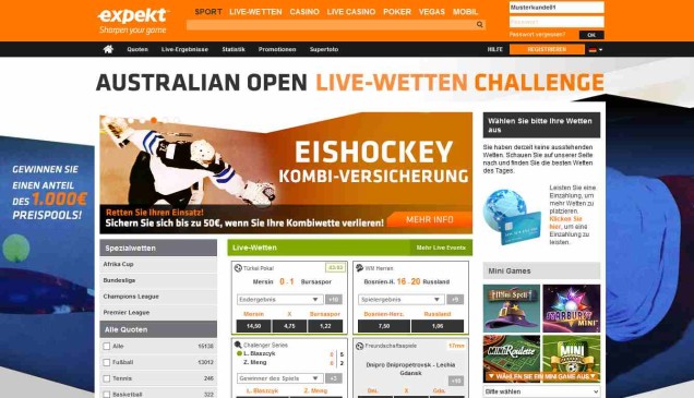 Expekt Informationen - Header