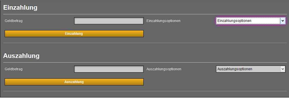 Happybet Informationen - Einzahlung