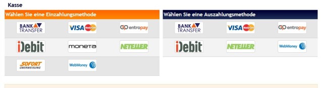 Pinnacle Sports Informationen - Einzahlung