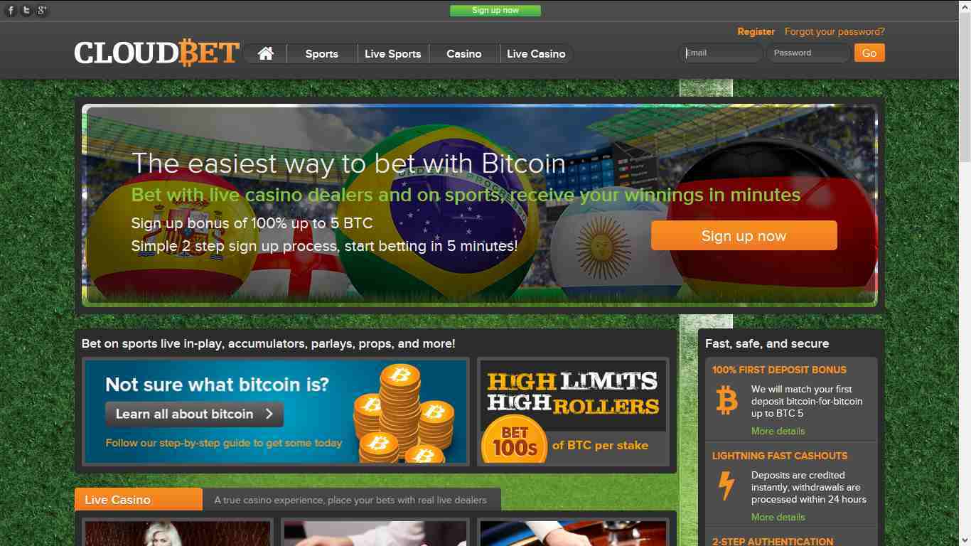 Cloudbet Erfahrungen - Header