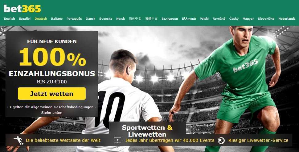 Spezialwetten bei Bet365