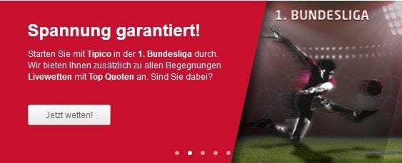 Wettsteuer in Deutschland - Tipico