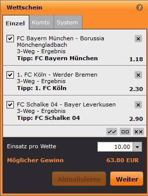 Gamebookers Erfahrungen - Wettschein