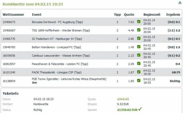 Sportwetten Gewinne - betathome