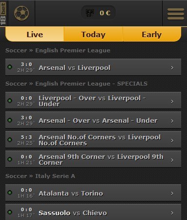 18bet App - Startseite