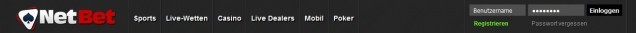 NetBet Informationen - Anmeldung