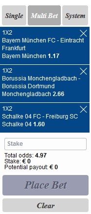 Redbet App - Wettschein