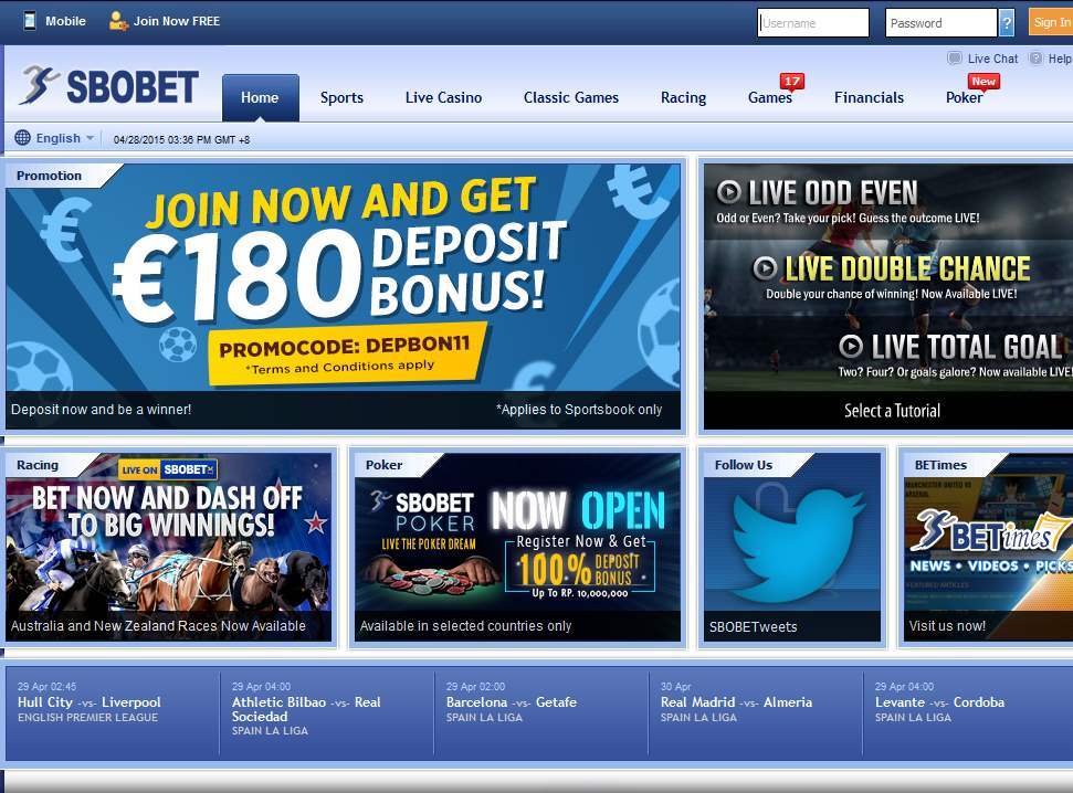 SBOBET Erfahrungen - Header