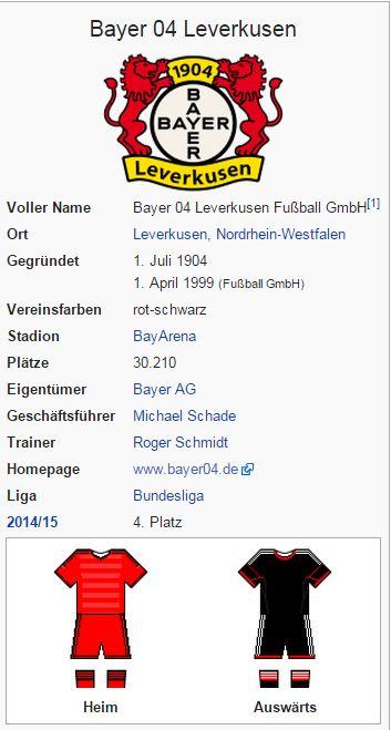 Bayer 04 Leverkusen – Wikipedia