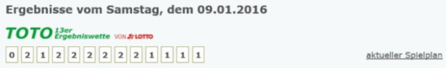 Diese Zahlenkolonne gleicht der auf der Spielquittung? Glückwunsch zum Großgewinn!