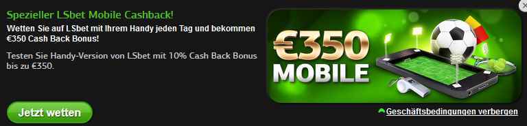 LSBet Bonus - Mobil
