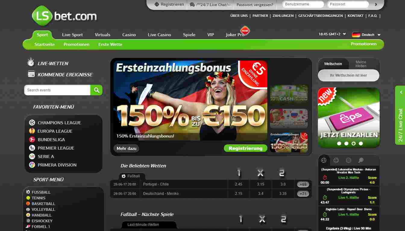 LSbet Test Header