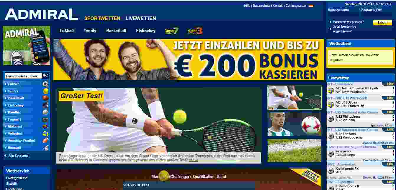 Admiral Erfahrungen - header