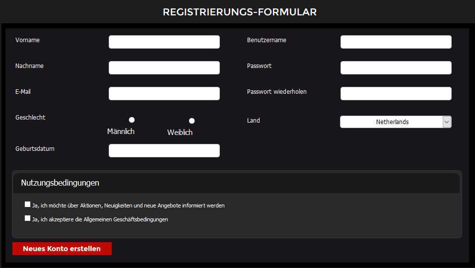 b-Bets Bonus - Registrierung