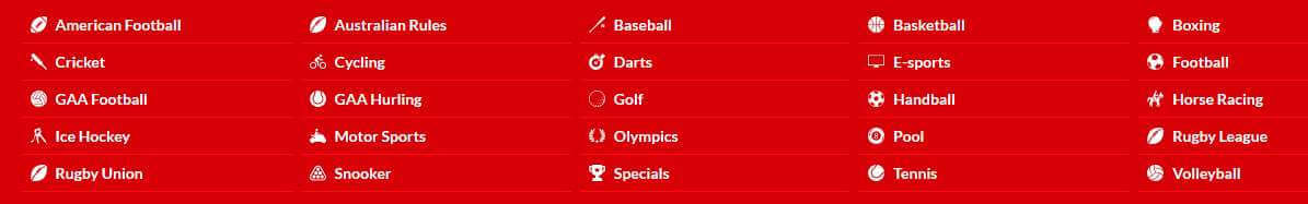 21Bet Test - Wettangebot