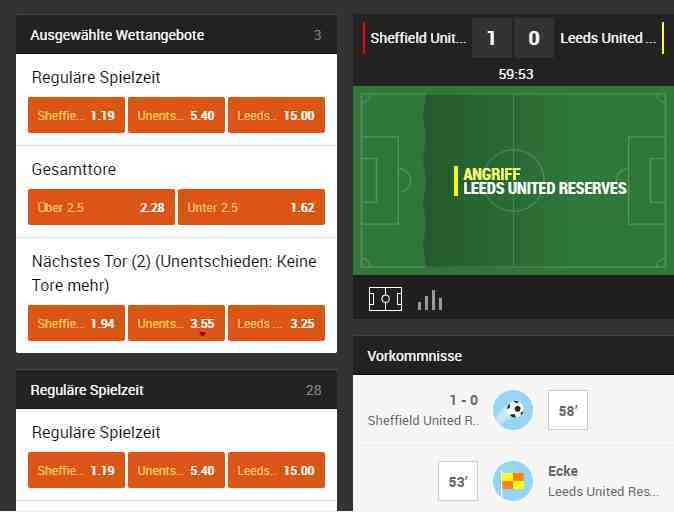 888Sport Erfahrungen - Livewetten