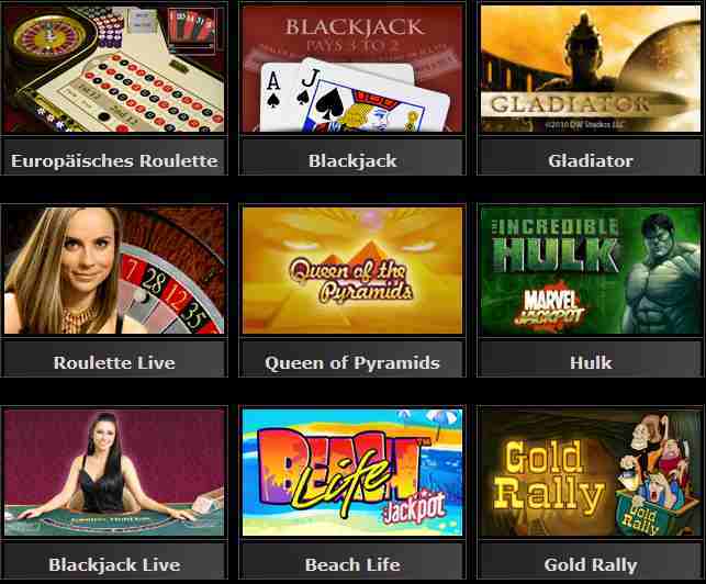 Casino.com Test - Spieleangebot