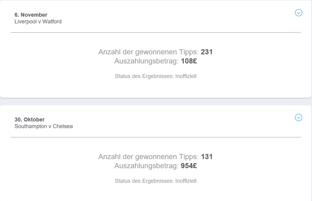And the Price goes to... beeindruckend viele Gewinner gab es zuletzt, angesichts der schwierigen Tipps.