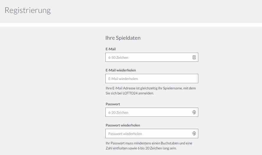 Lotto24 Erfahrungen - Registrierung