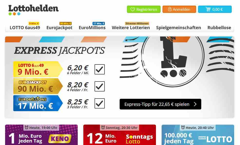 Lottohelden Erfahrungen - Header