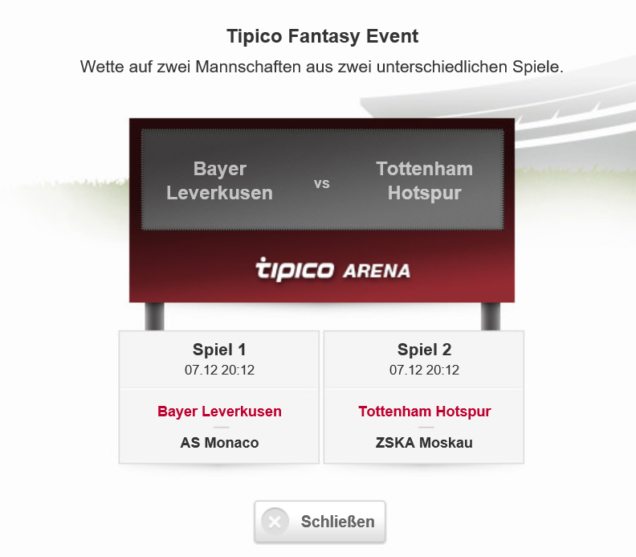 Diese Begegnungen sind eine typische Grundlage für Tipico Fantasy Fußball Wetten.