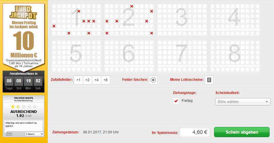 Lottowelt Erfahrungen - EuroJackpot
