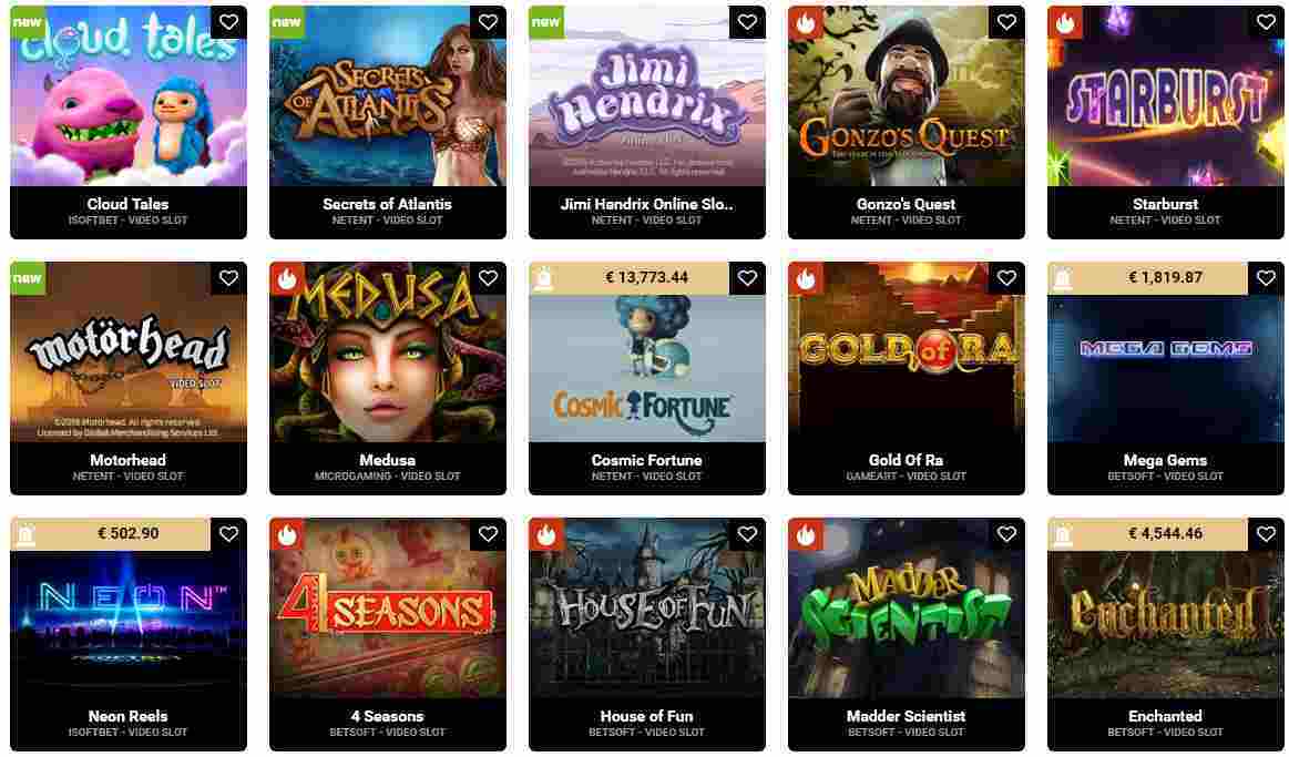 Casinovo Erfahrungen - Spieleangebot