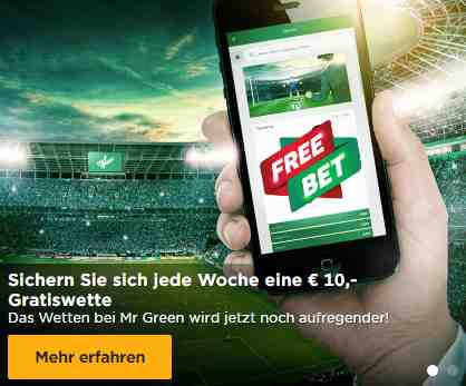 Mr. Green Sportwetten Erfahrungen - Bonus