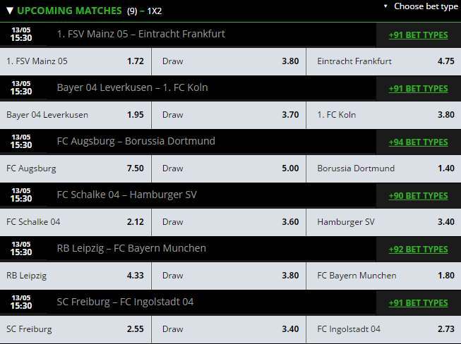 MrXbet Test - Wettangebot