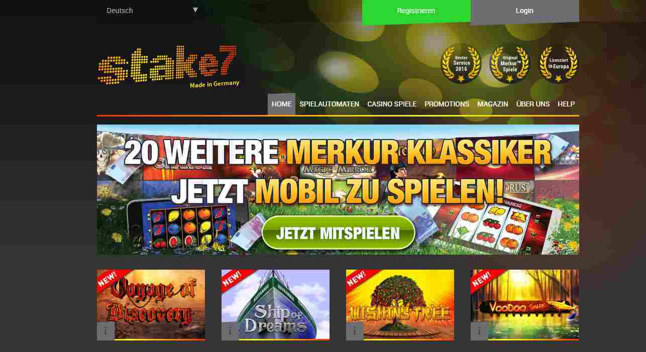 Stake7 Casino Erfahrungen - Header