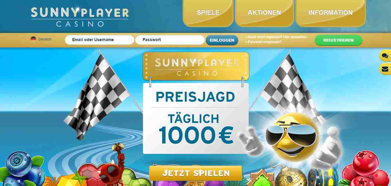 Sunnyplayer Casino Erfahrungen - Header