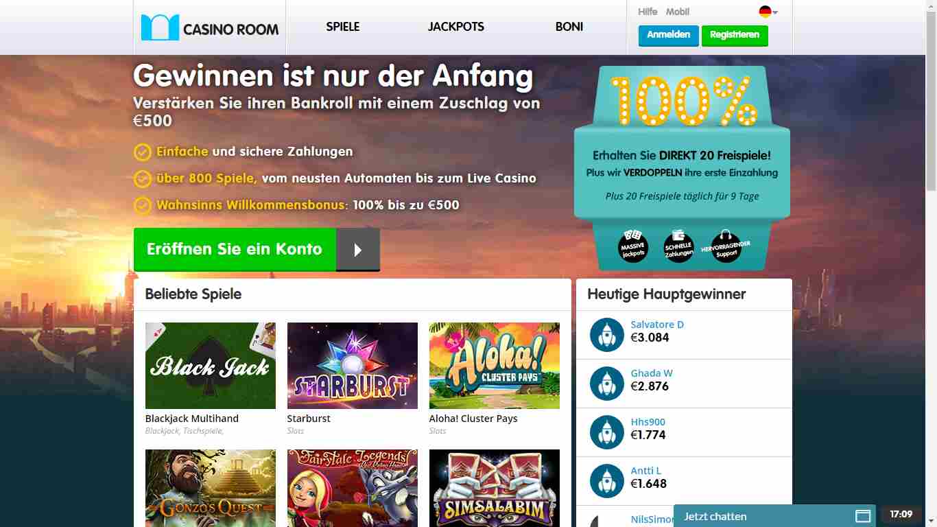 Casino Room Erfahrungen - Header