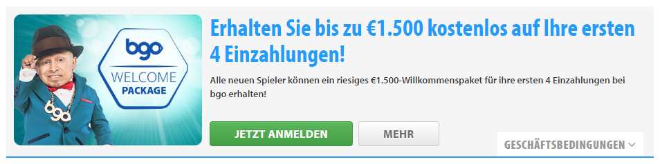 bgo Casino Erfahrungen - Bonus